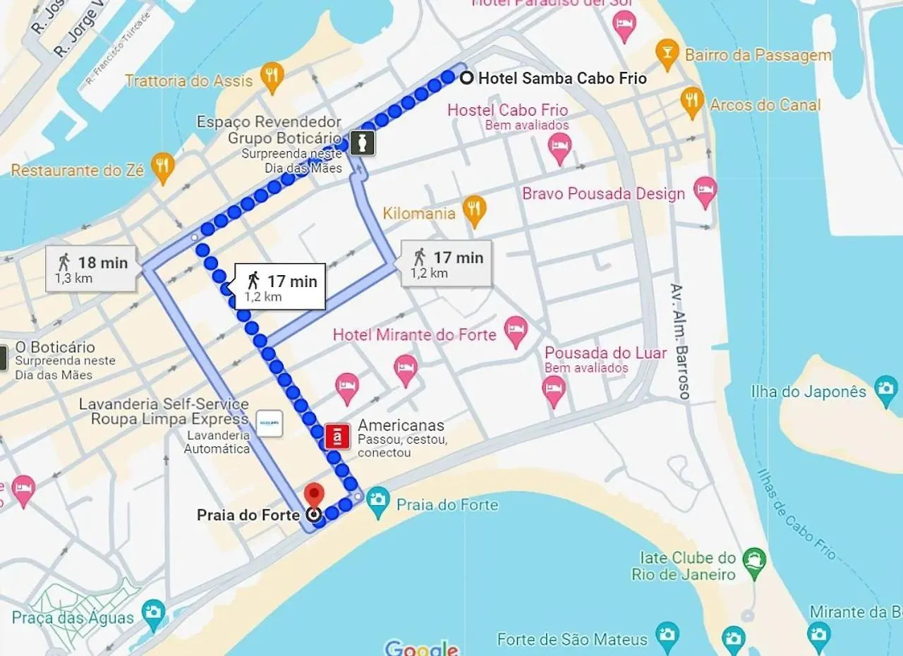 Flat 106 Na Passagem 700M Da Praia Do Forte Cabo Frio 0*,